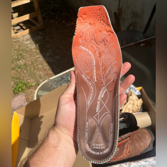 Cody James Decimator 9.5 Nano Comp Toe Oiled Leather Waterproof NEVER WORN - Picture 5 of 12